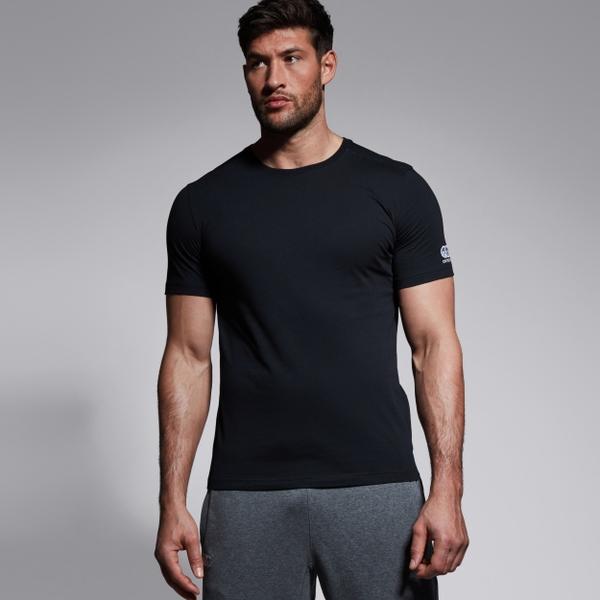 Canterbury Of New Zealand M CLUB PLAIN TEE BLACK