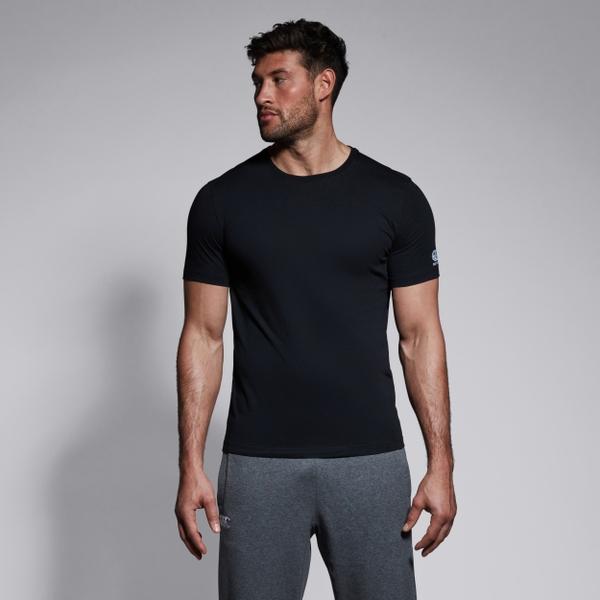 canterbury of new zealand M CLUB PLAIN TEE BLACK