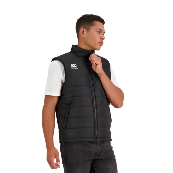 canterbury of new zealand MENS CORE GILET IN BLACK