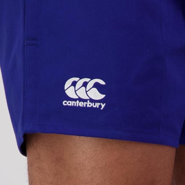 Canterbury Of New Zealand MENS DRILL SHORT BLUE