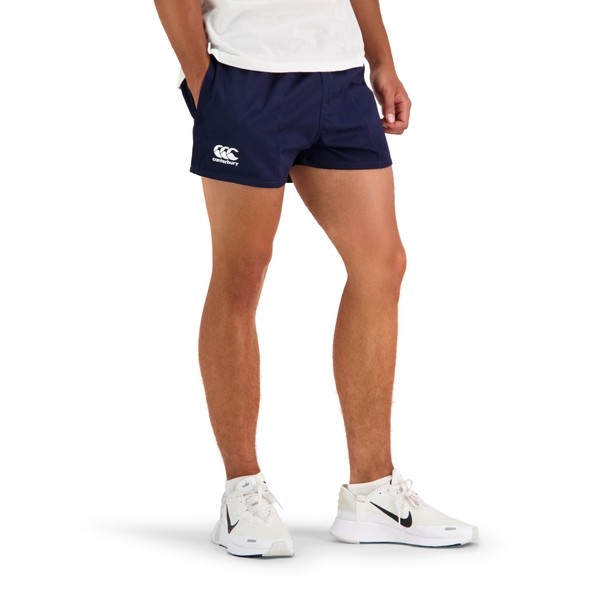 canterbury of new zealand MENS DRILL SHORT NAVY