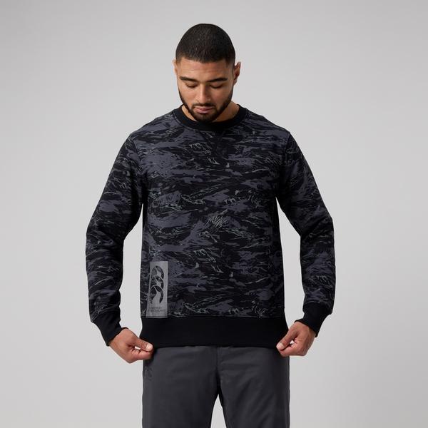 canterbury of new zealand MENS FORCE CREW CAMO