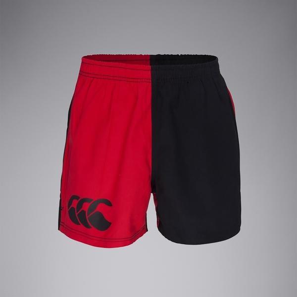 canterbury of new zealand MENS HARLEQUIN SHORT RED