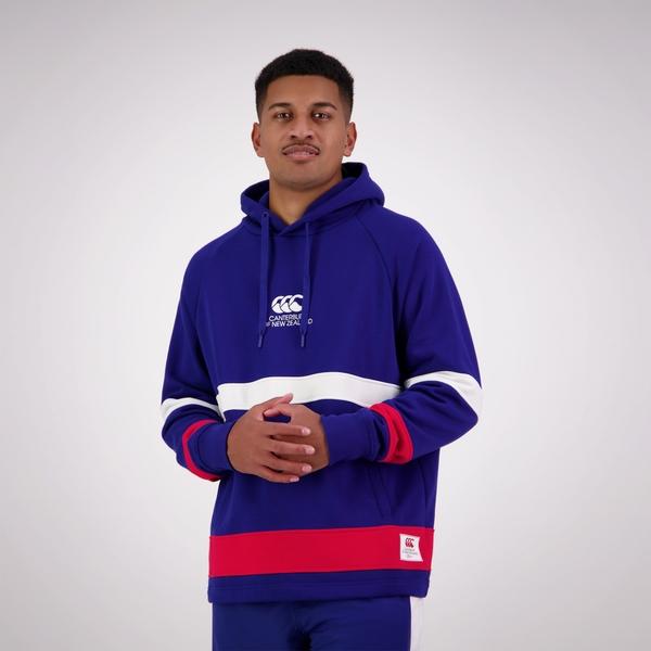 canterbury of new zealand MENS LEGENDS HOODIE BLUE