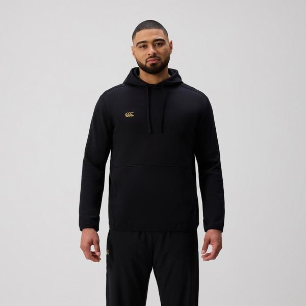 canterbury of new zealand MENS TEMPO+ HOODIE BLACK