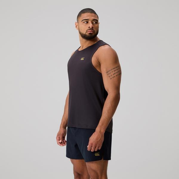 Canterbury Of New Zealand MENS TEMPO+ SINGLET BLACK