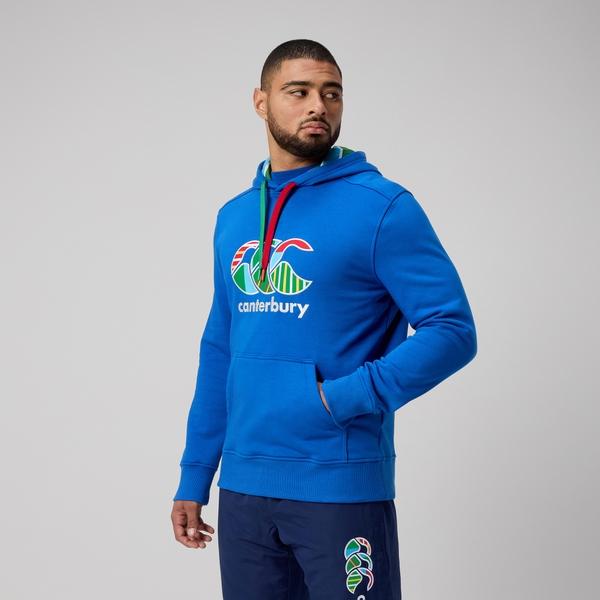 Canterbury Of New Zealand MENS UGLIES HOODIE BLUE