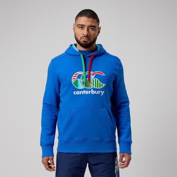 canterbury of new zealand MENS UGLIES HOODIE BLUE