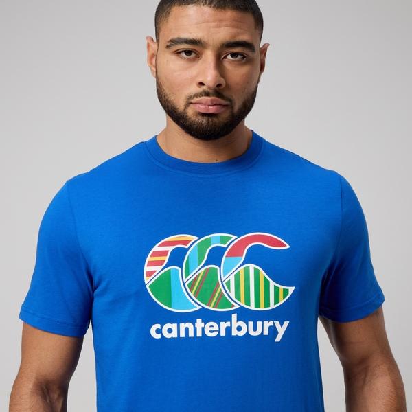 Canterbury Of New Zealand MENS UGLIES T-SHIRT BLUE