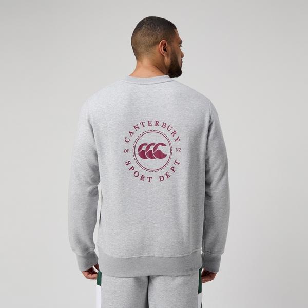 Canterbury Of New Zealand SPORT DEPT. CREW GREY