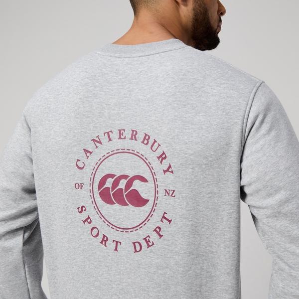 Canterbury Of New Zealand SPORT DEPT. CREW GREY