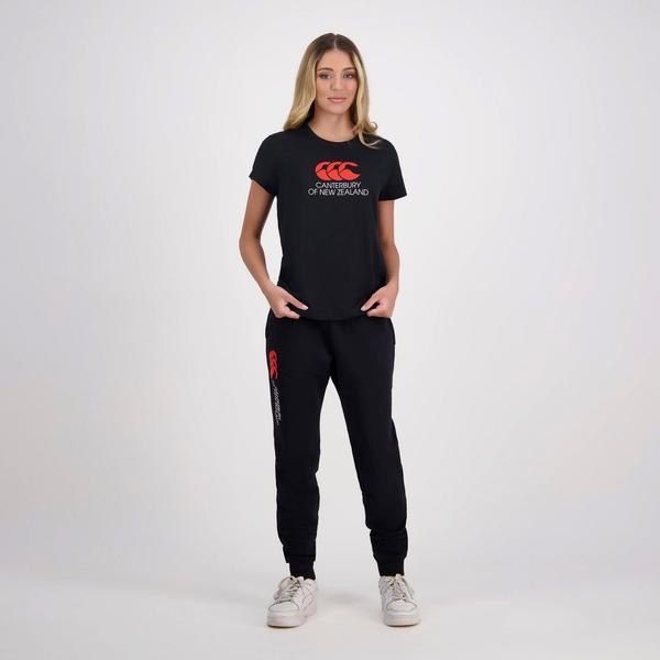 Canterbury Of New Zealand WOMENS CNZ T-SHIRT BLACK