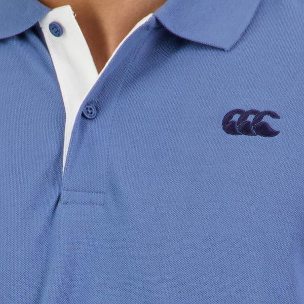 Canterbury Of New Zealand CCC PIQUE POLO CORONET BLUE