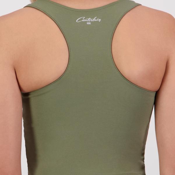 Canterbury Of New Zealand CONVEX CROP DEEP LICHEN GREEN