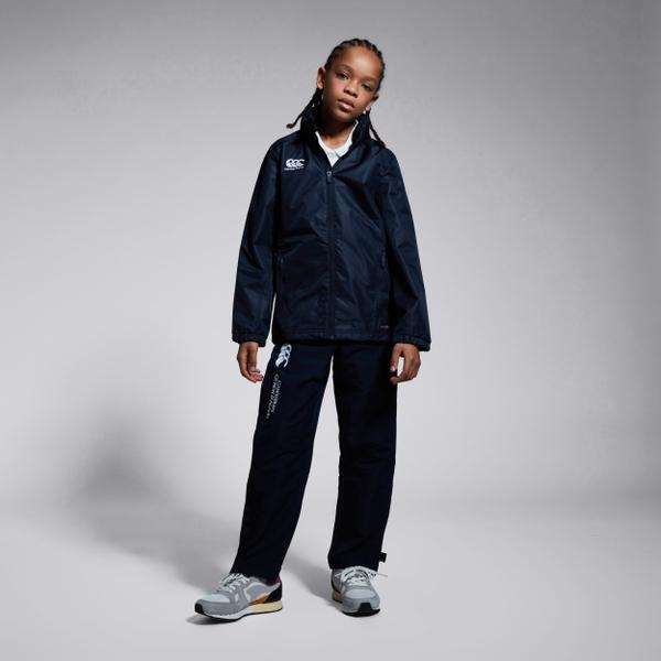 Canterbury Of New Zealand K CLUB VAPOSHIELD FULL ZIP RAIN JACKET NAVY