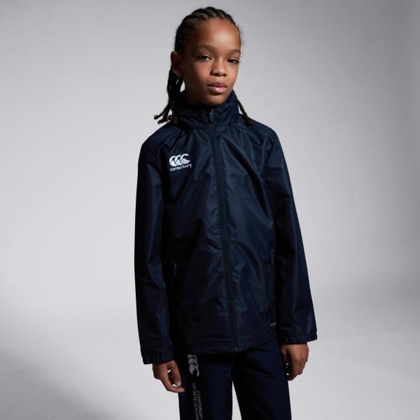 Canterbury Of New Zealand K CLUB VAPOSHIELD FULL ZIP RAIN JACKET NAVY