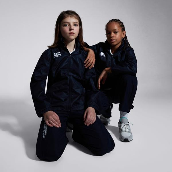 canterbury of new zealand K CLUB VAPOSHIELD FULL ZIP RAIN JACKET NAVY