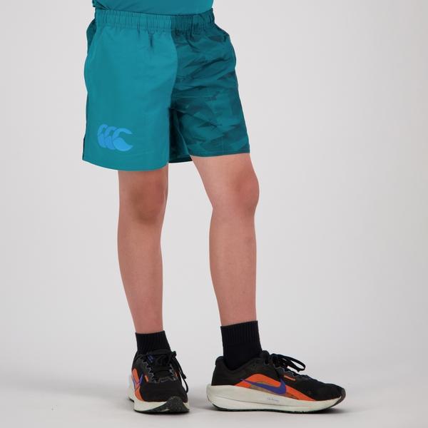 canterbury of new zealand KIDS CAMO HARLETIC SHORT ALPINE