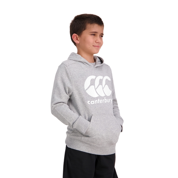Canterbury Of New Zealand KIDS CCC ANCHOR HOODIE GREY