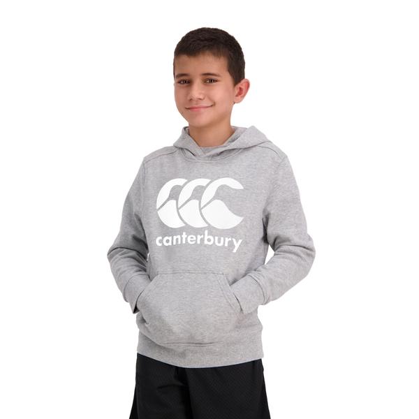 canterbury of new zealand KIDS CCC ANCHOR HOODIE GREY