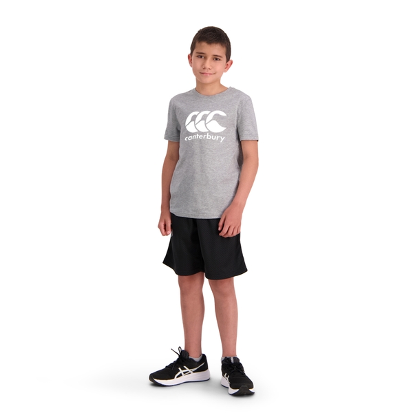 Canterbury Of New Zealand KIDS CCC ANCHOR T-SHIRT GREY