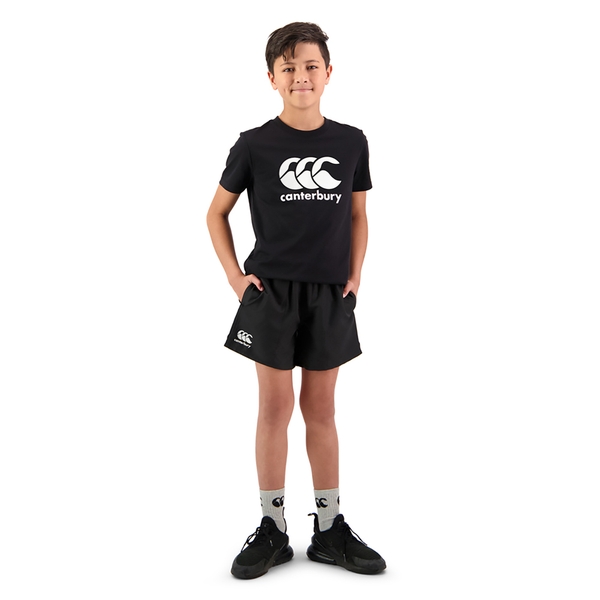 Canterbury Of New Zealand KIDS CCC ANCHOR TACTIC SHORT BLACK