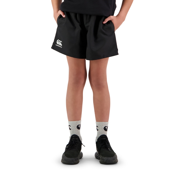 canterbury of new zealand KIDS CCC ANCHOR TACTIC SHORT BLACK