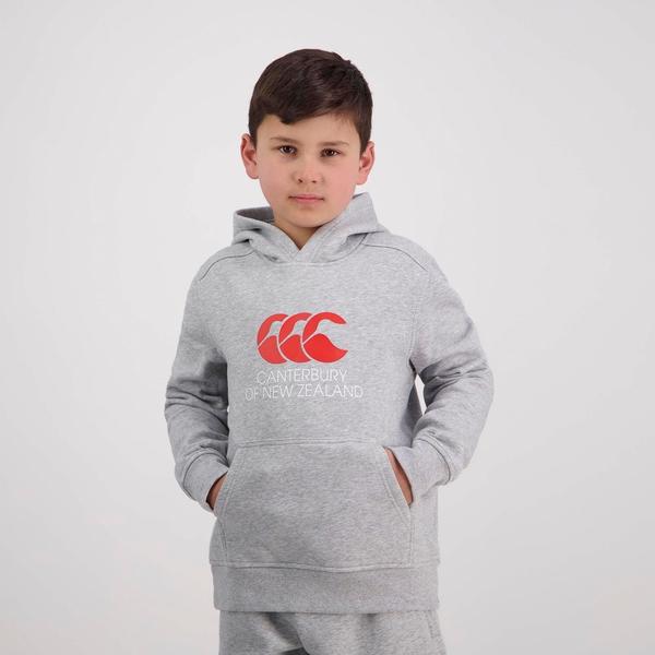 canterbury of new zealand KIDS CNZ HOODIE CLASSIC MARLE
