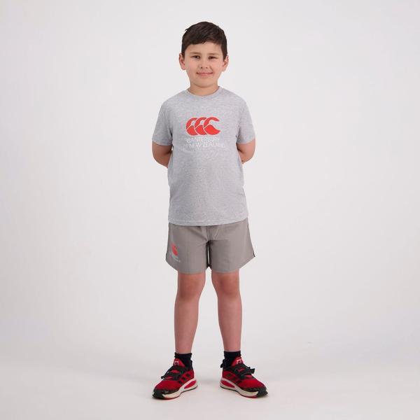 Canterbury Of New Zealand KIDS CNZ TACTIC SHORT GREY