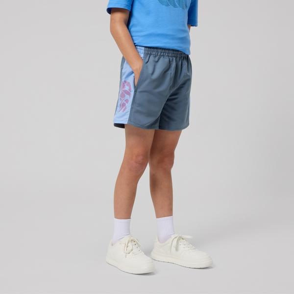 Canterbury Of New Zealand KIDS FUNDAMENTAL PANEL TACTIC SHORT BLUE