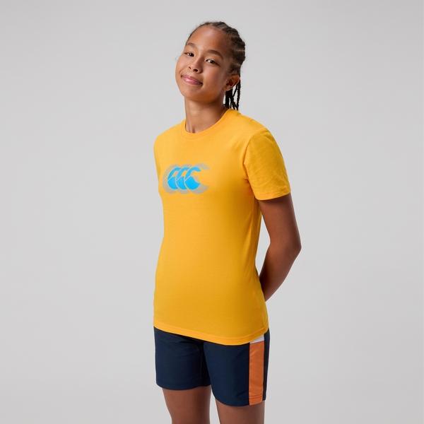 Canterbury Of New Zealand KIDS FUNDAMENTAL T-SHIRT YELLOW