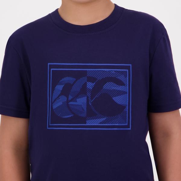 Canterbury Of New Zealand KIDS FUNDAMENTALS CAMO T-SHIRT PEACOAT