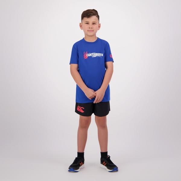 Canterbury Of New Zealand KIDS FUNDAMENTALS T-SHIRT BLUE