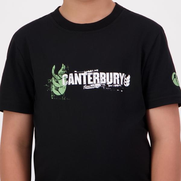 Canterbury Of New Zealand KIDS FUNDAMENTALS T-SHIRT JET BLACK