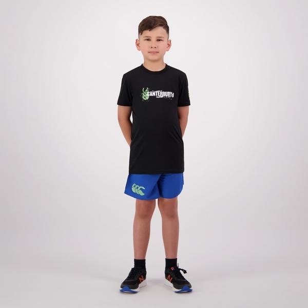Canterbury Of New Zealand KIDS FUNDAMENTALS T-SHIRT JET BLACK