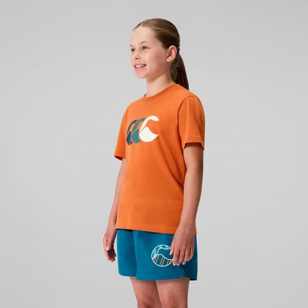 Canterbury Of New Zealand KIDS FUNDAMENTALS T-SHIRT RUST