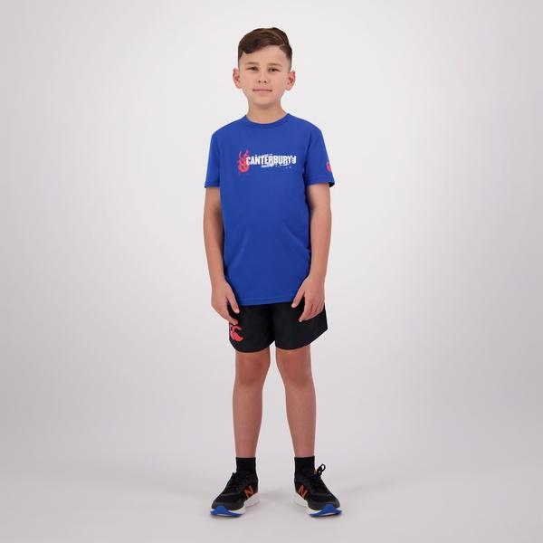 Canterbury Of New Zealand KIDS FUNDAMENTALS TACTIC SHORT JET BLACK