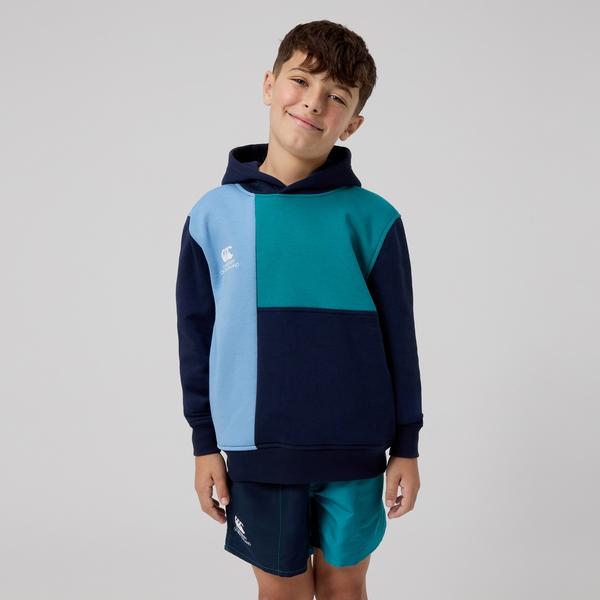 canterbury of new zealand KIDS HARLEQUIN HOODIE MULTI