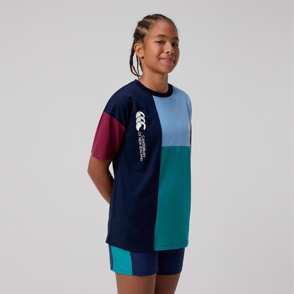 Canterbury Of New Zealand KIDS HARLEQUIN T-SHIRT MULTI