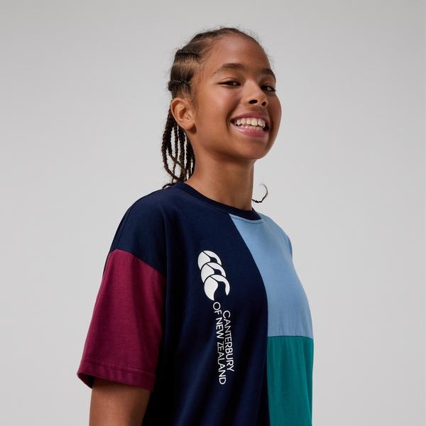 Canterbury Of New Zealand KIDS HARLEQUIN T-SHIRT MULTI
