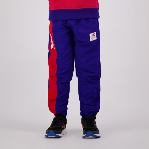 canterbury of new zealand KIDS LEGENDS TRACKPANT BLUE