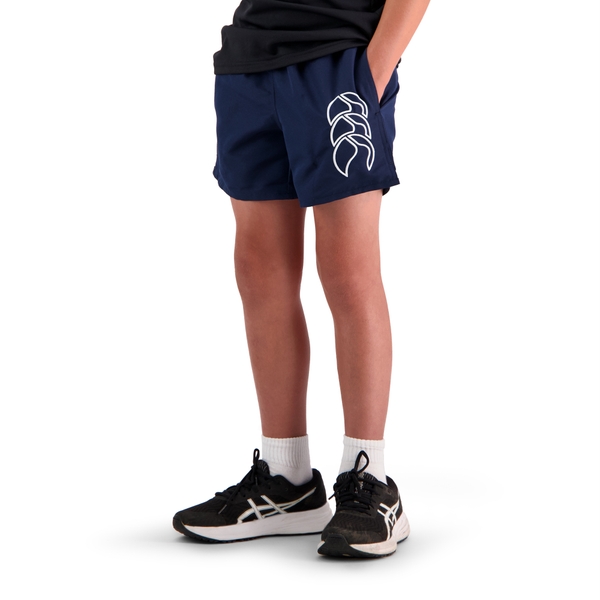 Canterbury Of New Zealand KIDS LONG LENGTH TACTIC SHORT IN NAVY