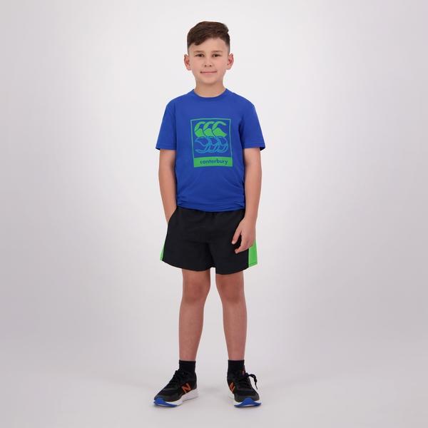 Canterbury Of New Zealand KIDS RADIAL PANEL TACTIC SHORT BLACK