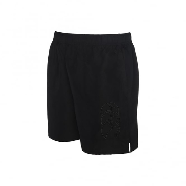canterbury of new zealand KIDS TONAL LONG LENGTH TACTIC SHORT IN BLACK