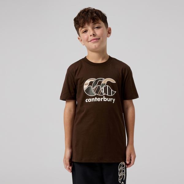 canterbury of new zealand KIDS UGLIES T-SHIRT DEMITASSE