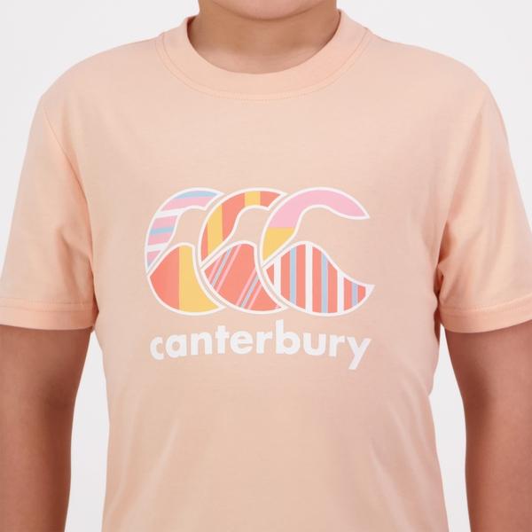 Canterbury Of New Zealand KIDS UGLIES T-SHIRT PEACH
