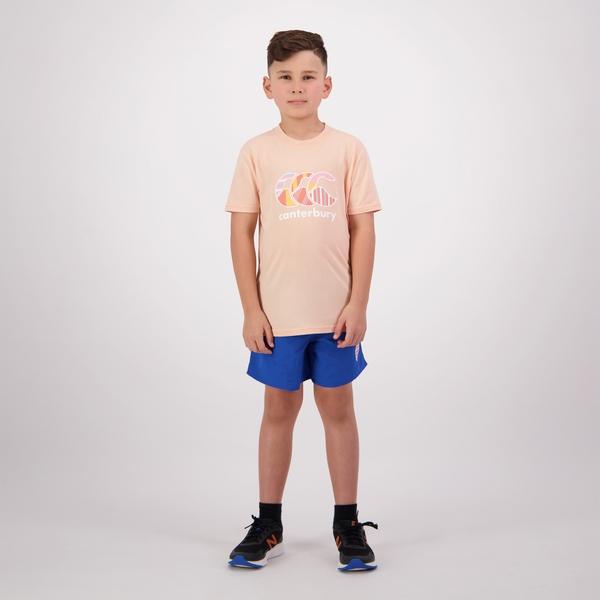 Canterbury Of New Zealand KIDS UGLIES T-SHIRT PEACH