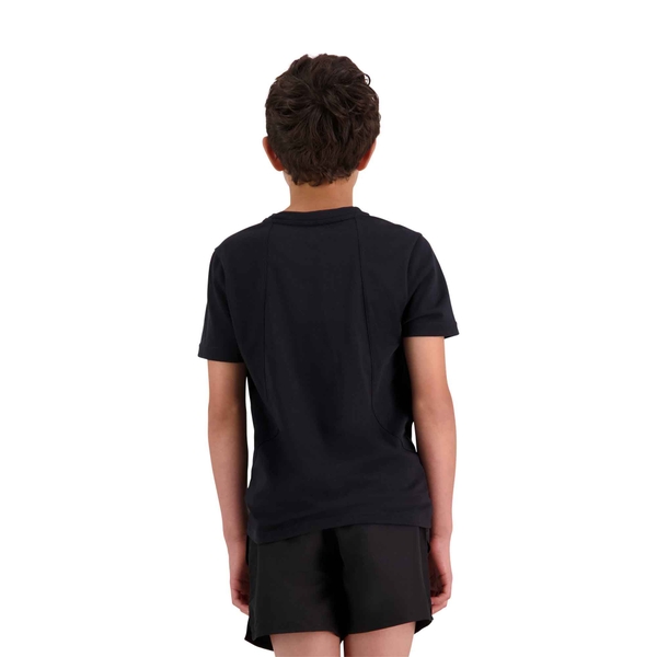 Canterbury Of New Zealand KIDS VAPODRI SHORT SLEEVE TEMPO T-SHIRT IN BLACK