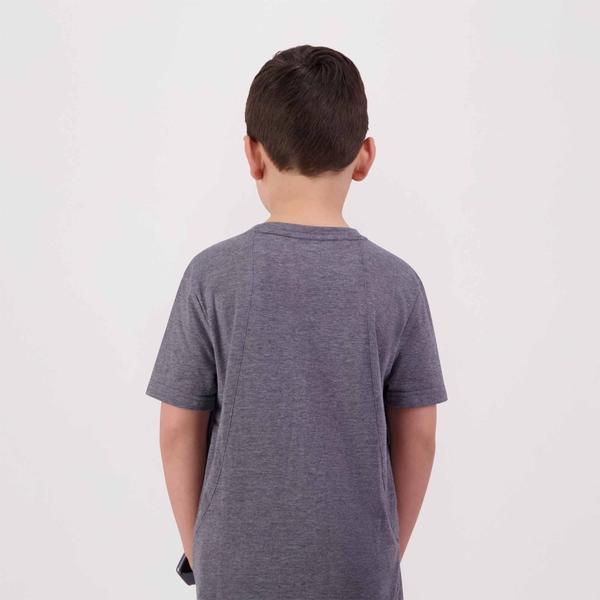 Canterbury Of New Zealand KIDS VAPODRI SHORT SLEEVE TEMPO T-SHIRT IN GREY