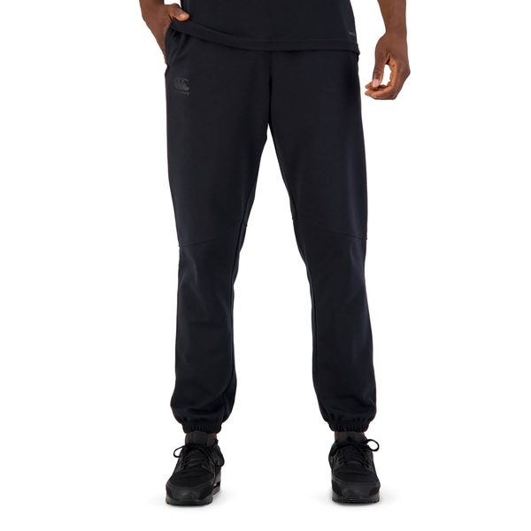 canterbury of new zealand MEN'S VAPODRI 32" TEMPO HYBRID CUFFED PANT IN BLACK